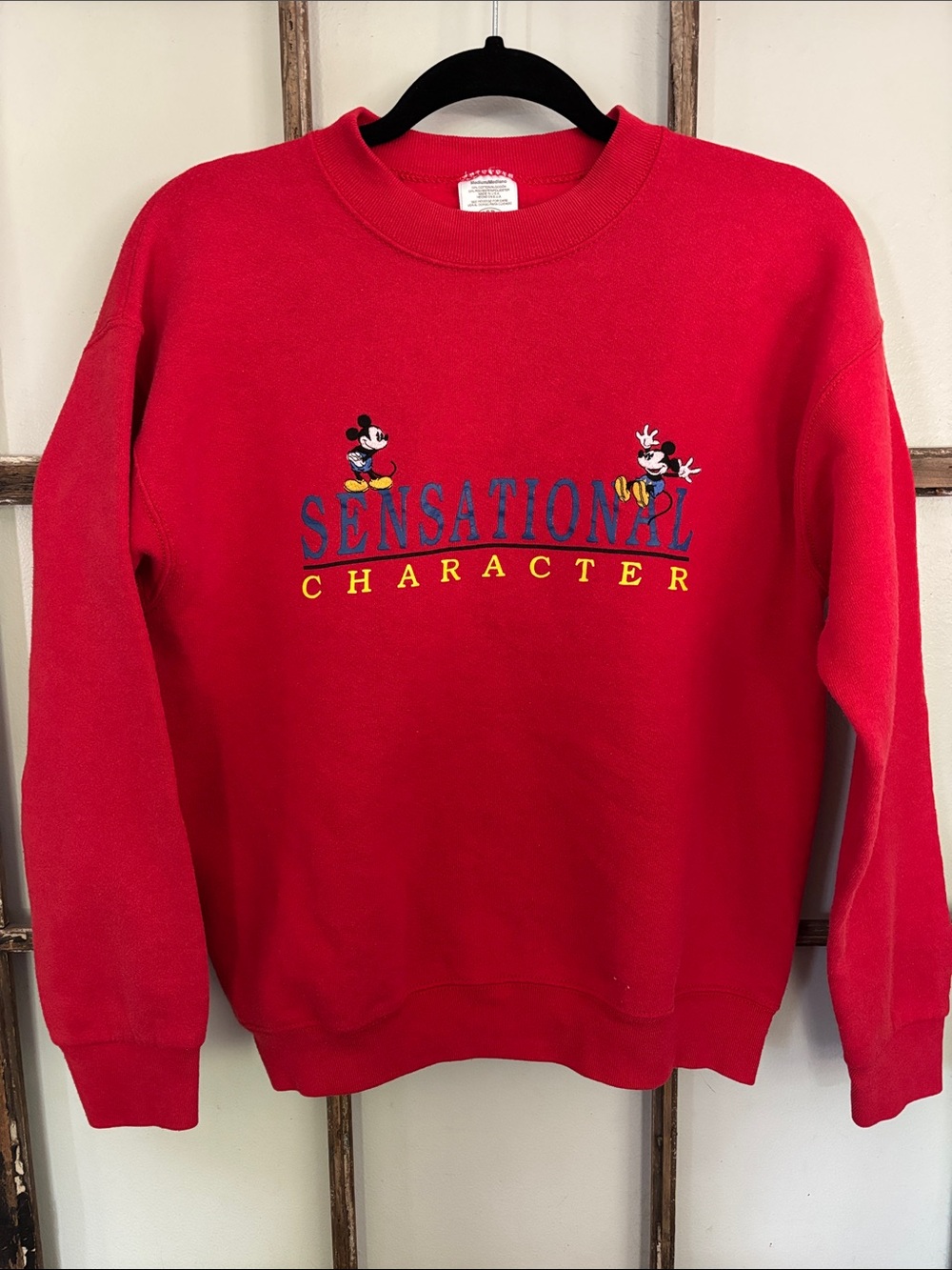 Vintage 90s Mickey & Co Sensational Character crewneck sweatshirt